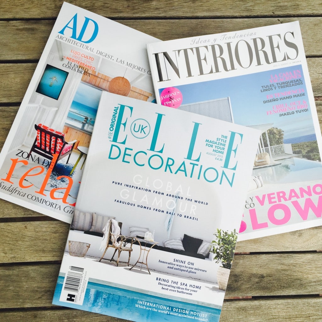 Leer en verano revistas de decoración